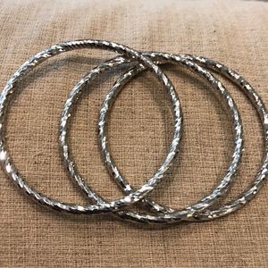 Silver bracelets